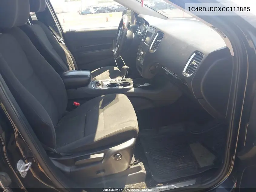 2012 Dodge Durango Crew VIN: 1C4RDJDGXCC113885 Lot: 45682157