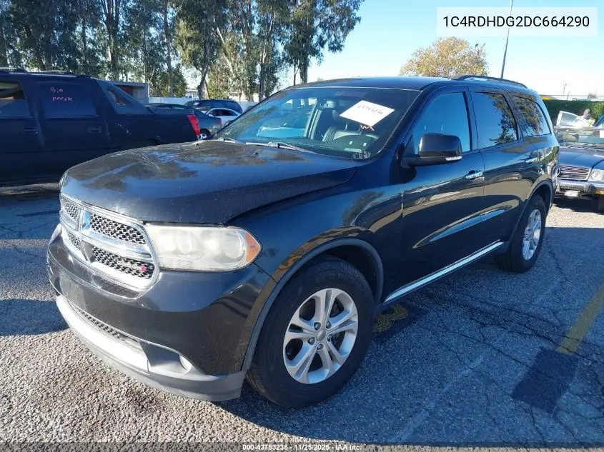 1C4RDHDG2DC664290 2013 Dodge Durango Crew