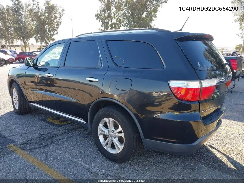 1C4RDHDG2DC664290 2013 Dodge Durango Crew