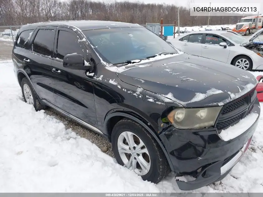 1C4RDHAG8DC662113 2013 Dodge Durango Sxt
