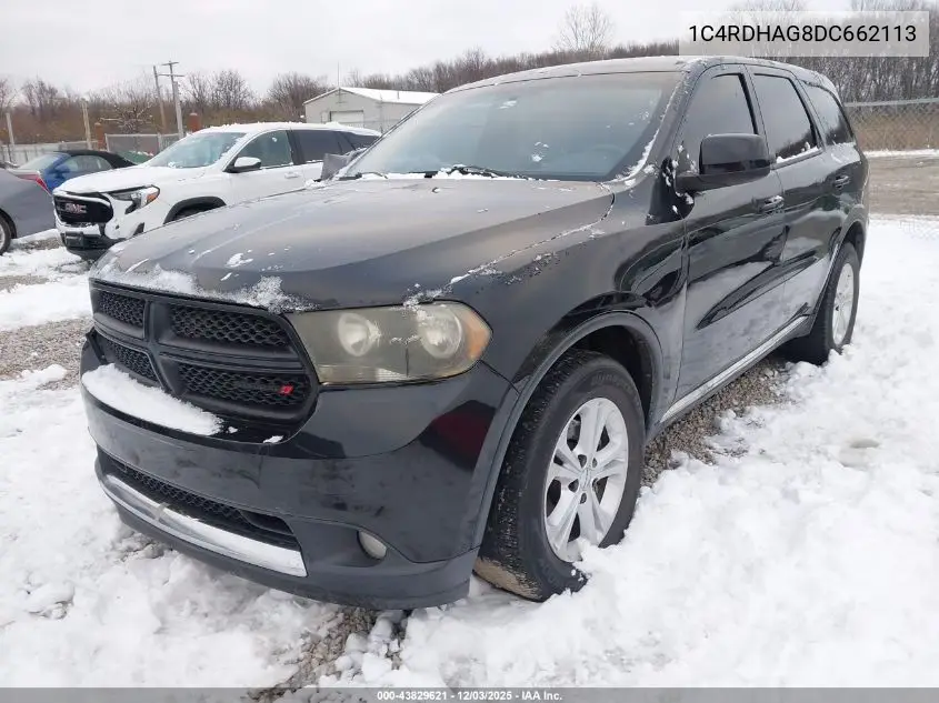 1C4RDHAG8DC662113 2013 Dodge Durango Sxt