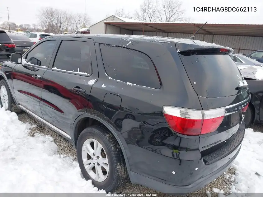 1C4RDHAG8DC662113 2013 Dodge Durango Sxt