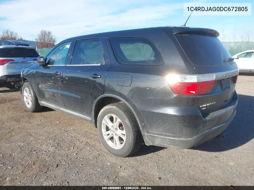 1C4RDJAG0DC672805 2013 Dodge Durango Sxt
