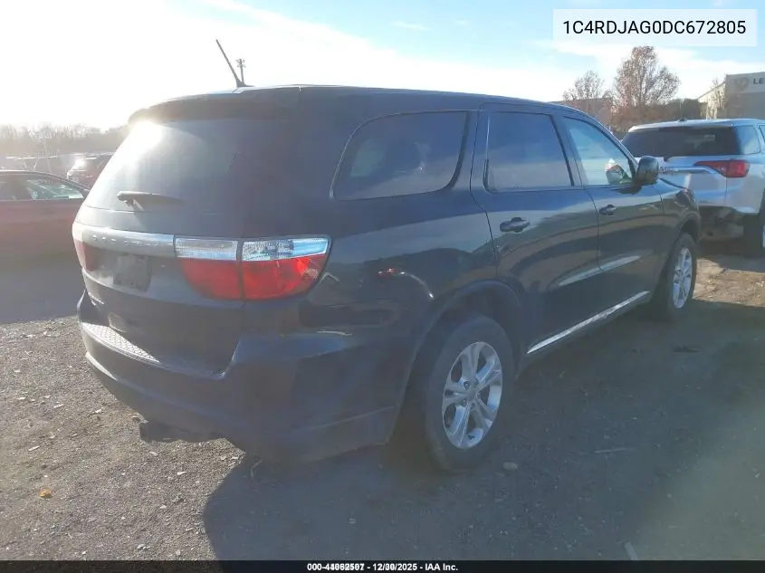 1C4RDJAG0DC672805 2013 Dodge Durango Sxt