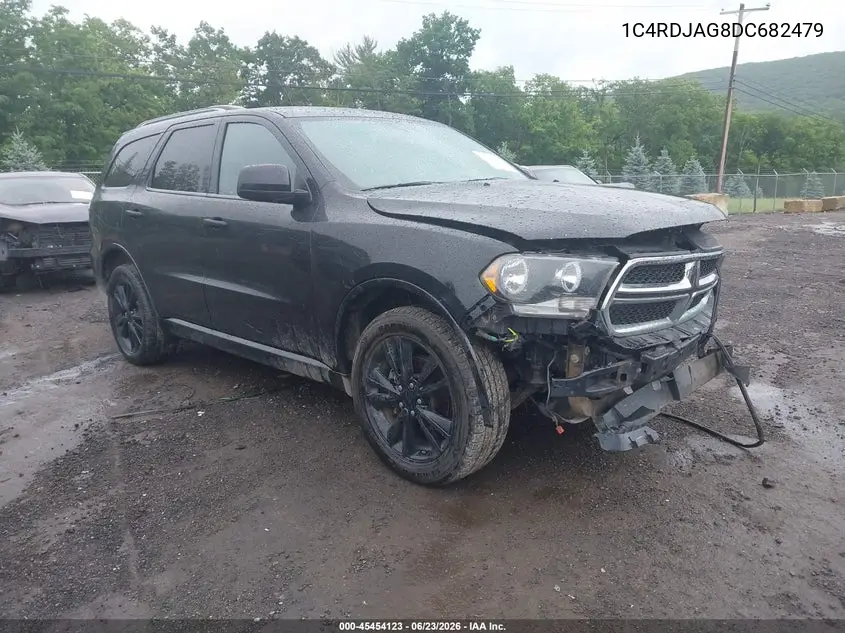 2013 Dodge Durango Sxt VIN: 1C4RDJAG8DC682479 Lot: 45454123