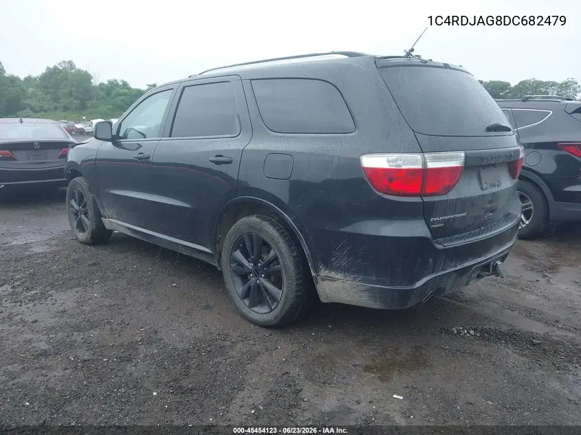 2013 Dodge Durango Sxt VIN: 1C4RDJAG8DC682479 Lot: 45454123