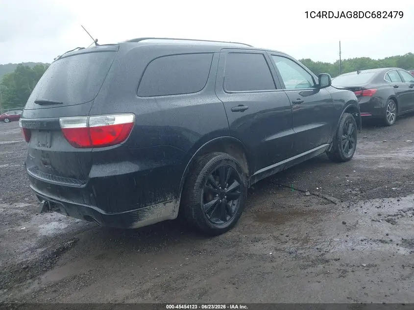 2013 Dodge Durango Sxt VIN: 1C4RDJAG8DC682479 Lot: 45454123