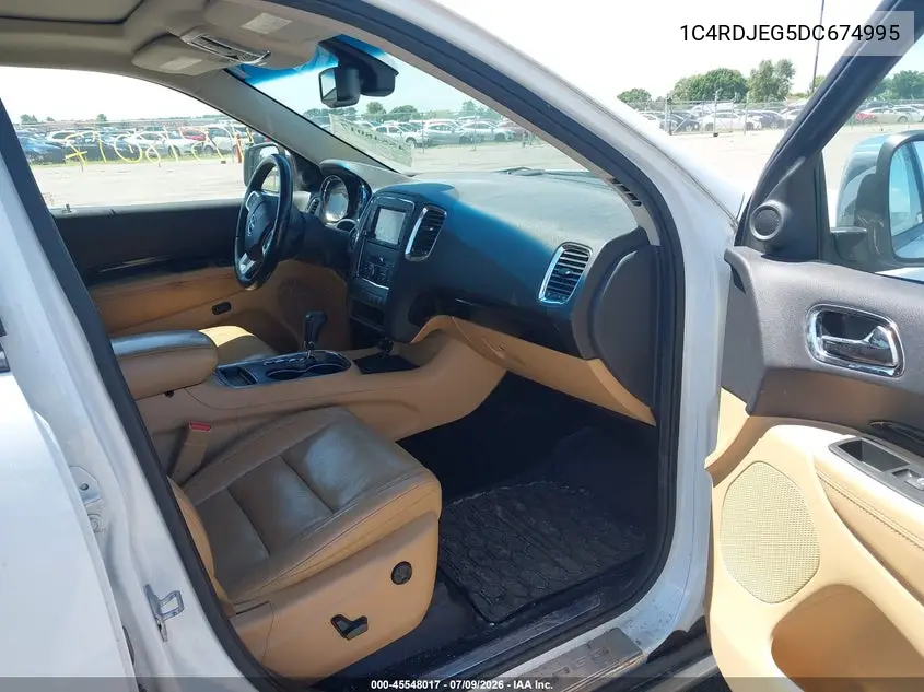 2013 Dodge Durango Citadel VIN: 1C4RDJEG5DC674995 Lot: 45548017