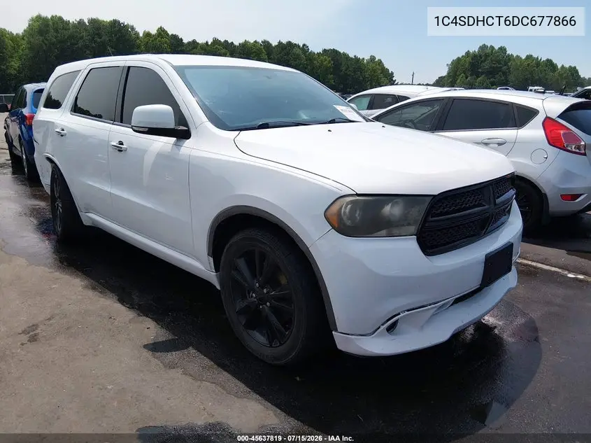 2013 Dodge Durango R/T VIN: 1C4SDHCT6DC677866 Lot: 45637819