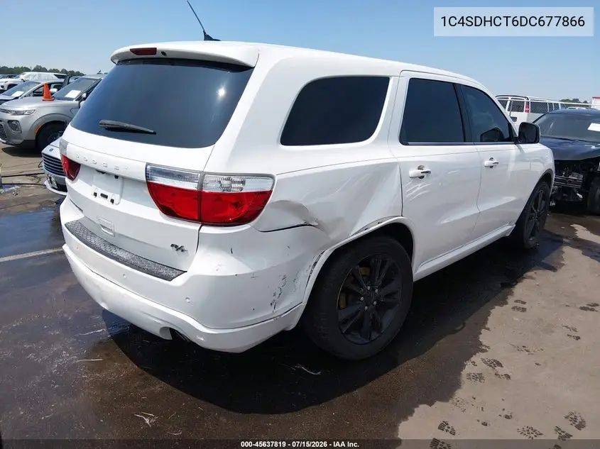2013 Dodge Durango R/T VIN: 1C4SDHCT6DC677866 Lot: 45637819