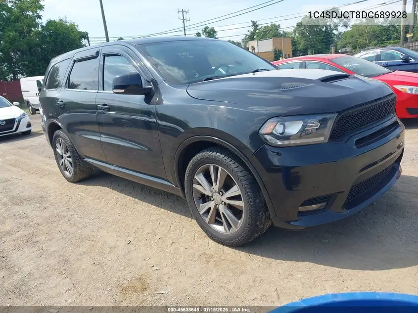 2013 Dodge Durango R/T VIN: 1C4SDJCT8DC689928 Lot: 45638645