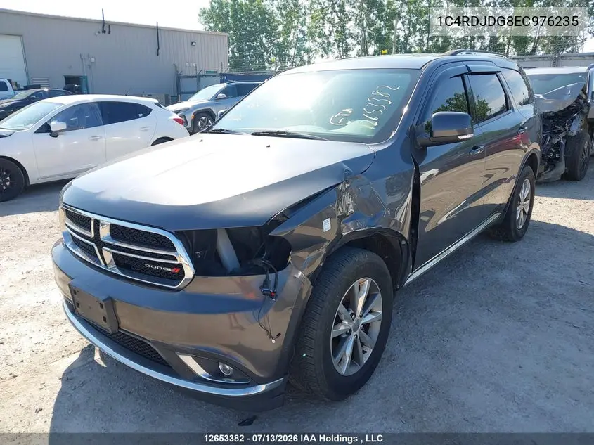 2014 Dodge Durango VIN: 1C4RDJDG8EC976235 Lot: 12653382