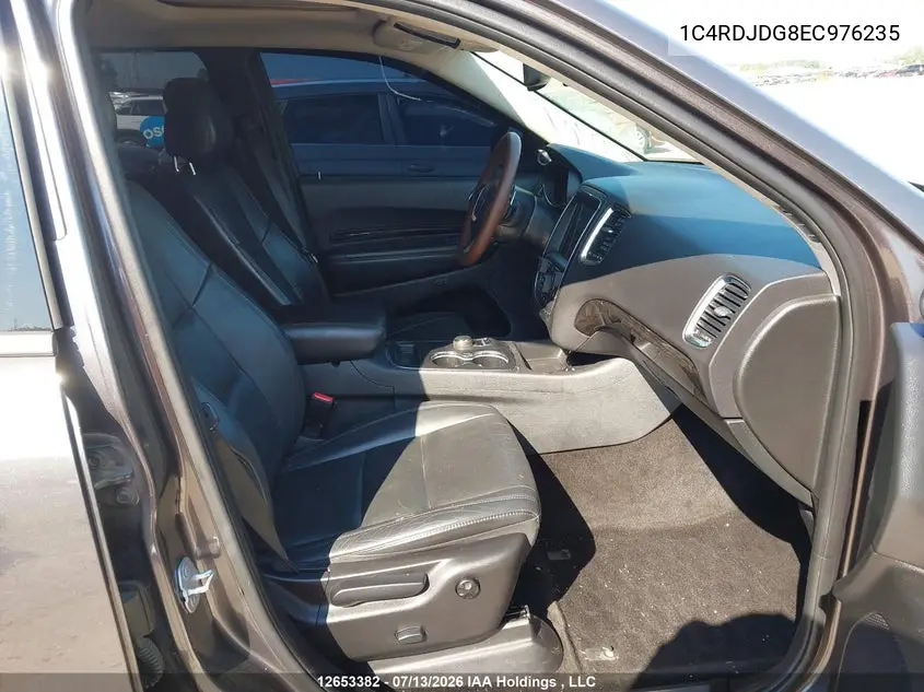 2014 Dodge Durango VIN: 1C4RDJDG8EC976235 Lot: 12653382