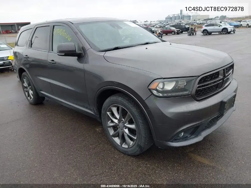 1C4SDJCT8EC972878 2014 Dodge Durango R/T
