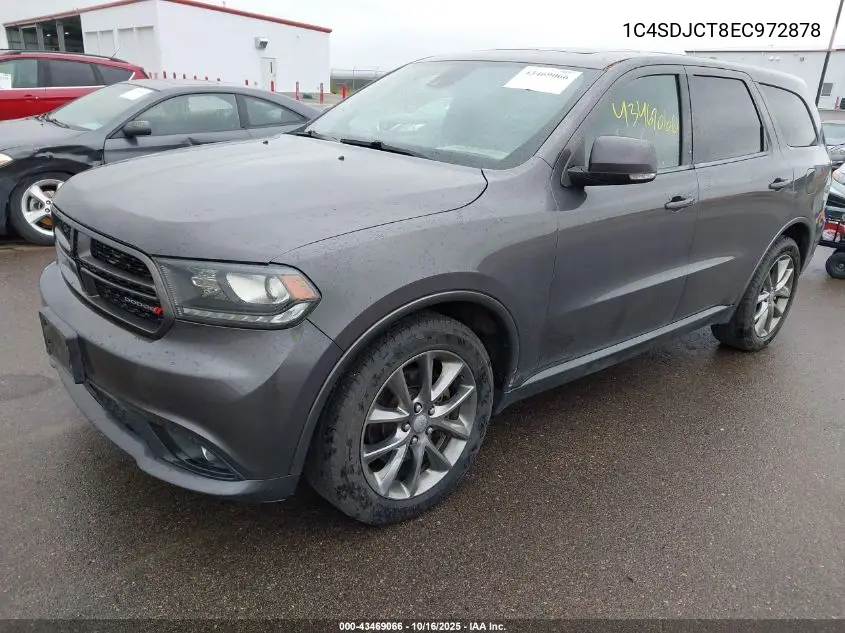 1C4SDJCT8EC972878 2014 Dodge Durango R/T