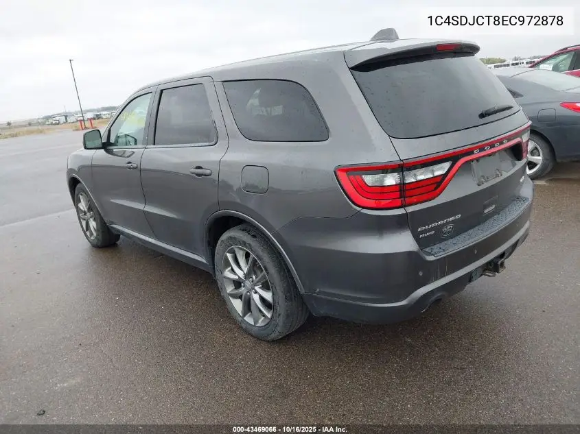 1C4SDJCT8EC972878 2014 Dodge Durango R/T