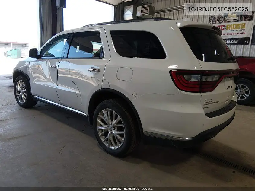 1C4RDJEG5EC552025 2014 Dodge Durango Citadel