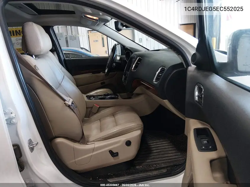 1C4RDJEG5EC552025 2014 Dodge Durango Citadel