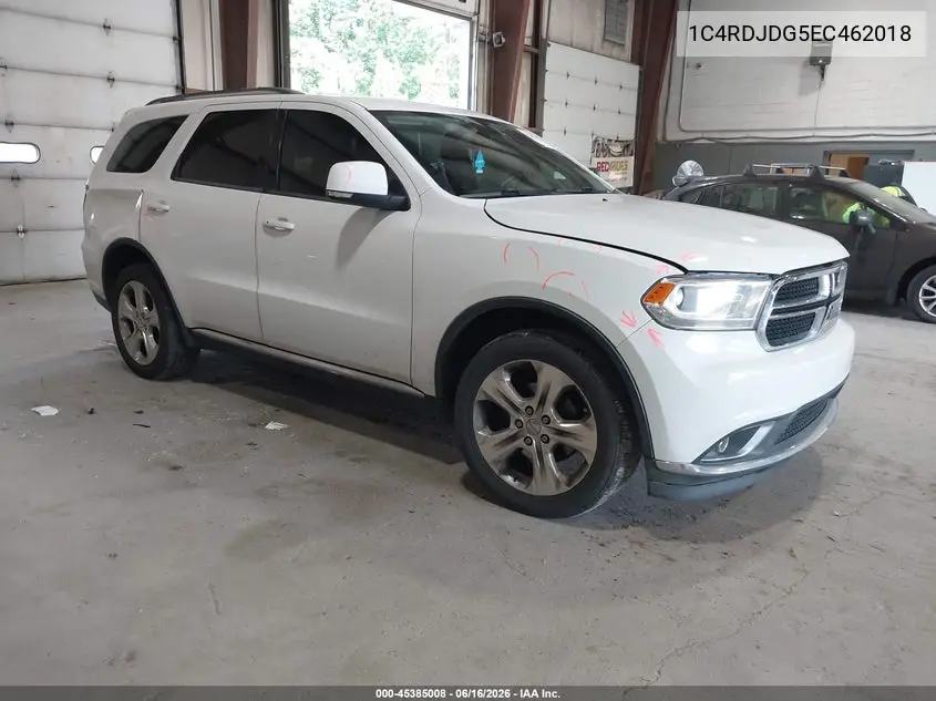 2014 Dodge Durango Limited VIN: 1C4RDJDG5EC462018 Lot: 45385008