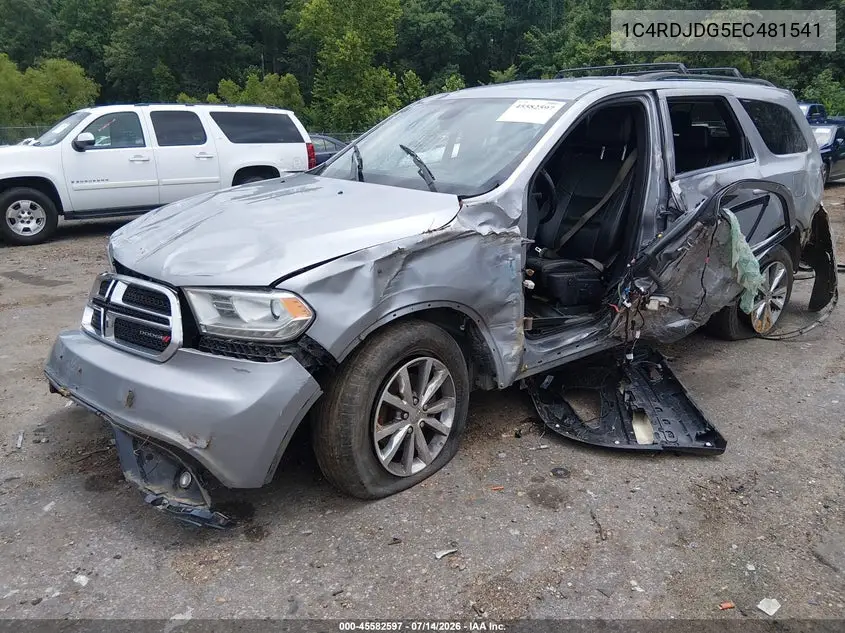 2014 Dodge Durango Limited VIN: 1C4RDJDG5EC481541 Lot: 45582597