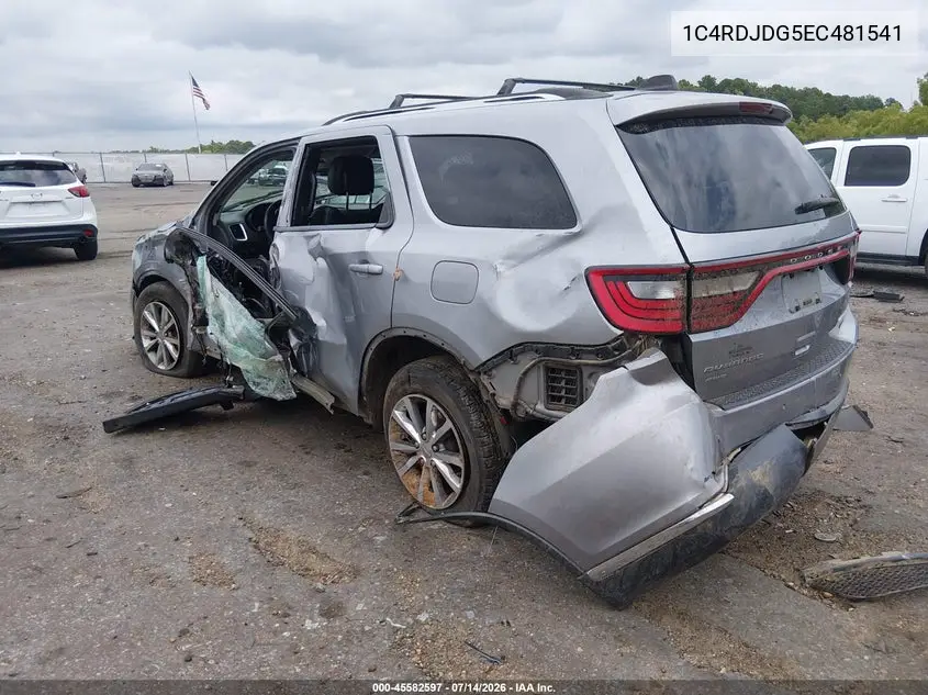 2014 Dodge Durango Limited VIN: 1C4RDJDG5EC481541 Lot: 45582597