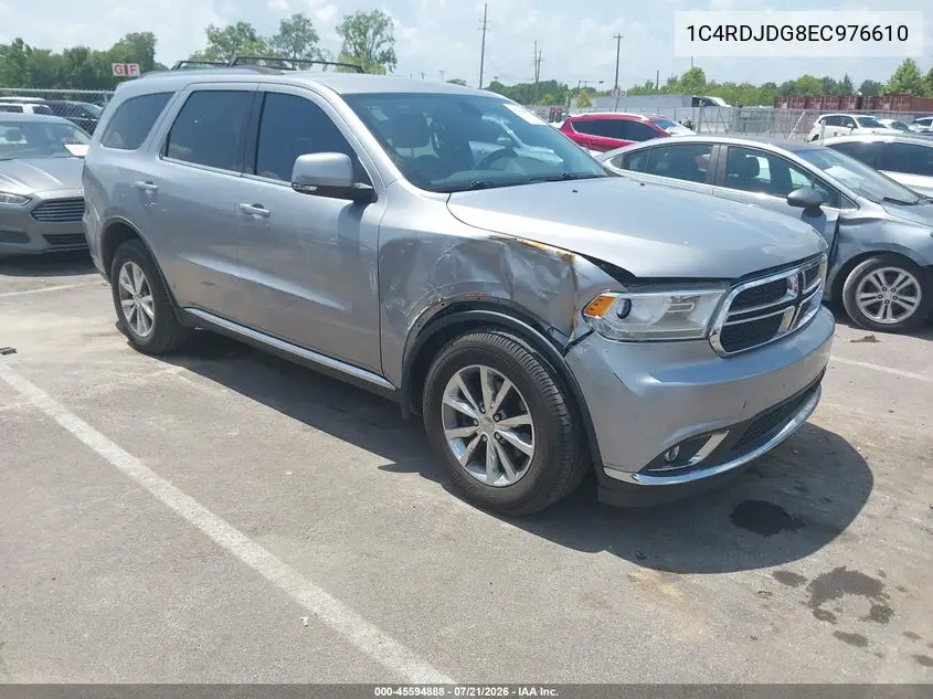 2014 Dodge Durango Limited VIN: 1C4RDJDG8EC976610 Lot: 45594888