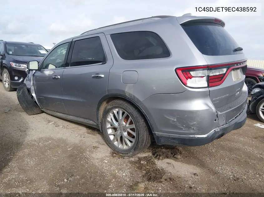 2014 Dodge Durango Citadel VIN: 1C4SDJET9EC438592 Lot: 45635518