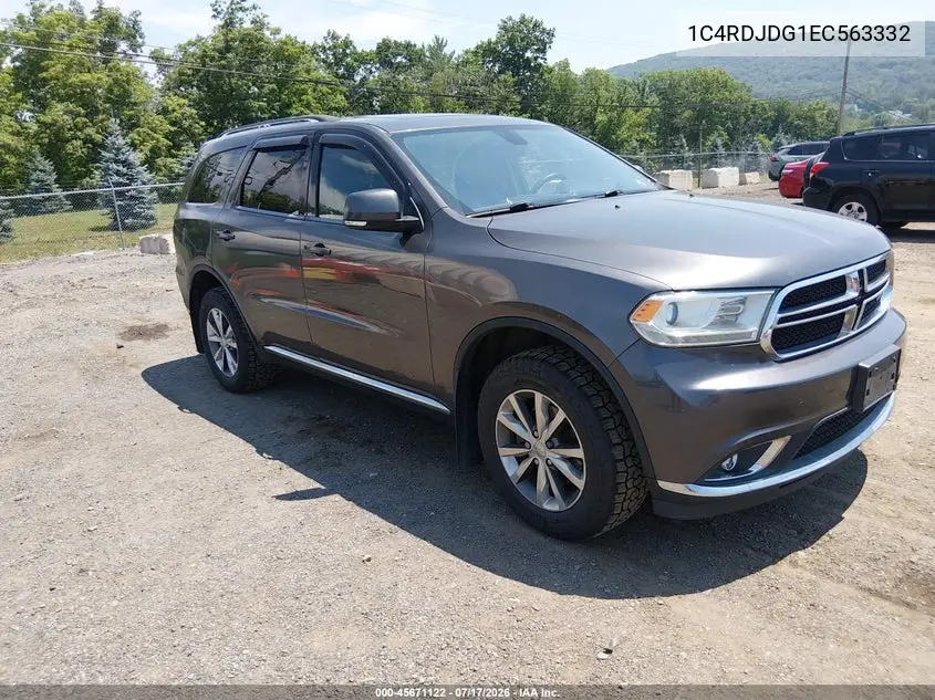 2014 Dodge Durango Limited VIN: 1C4RDJDG1EC563332 Lot: 45671122