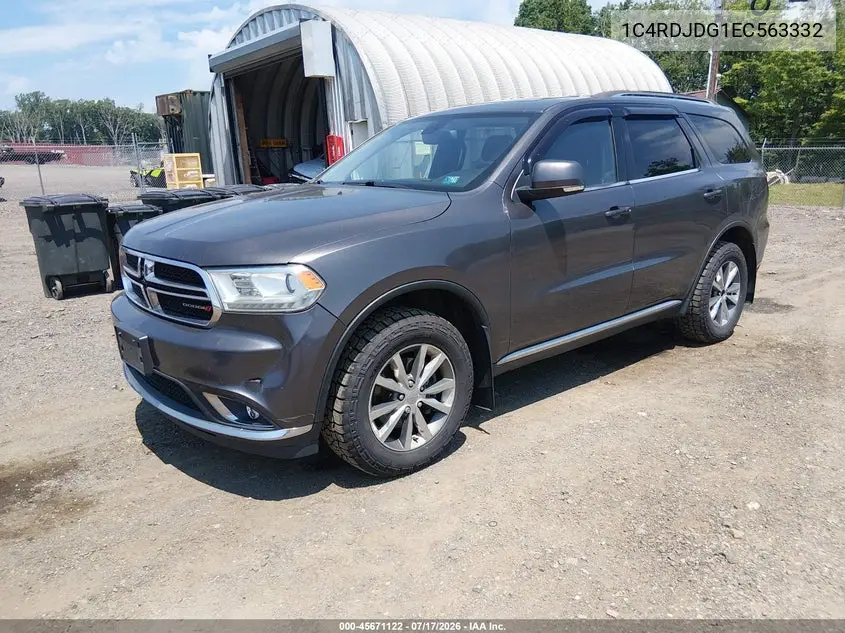 2014 Dodge Durango Limited VIN: 1C4RDJDG1EC563332 Lot: 45671122