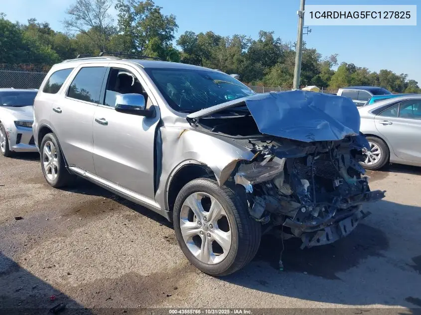 1C4RDHAG5FC127825 2015 Dodge Durango Sxt