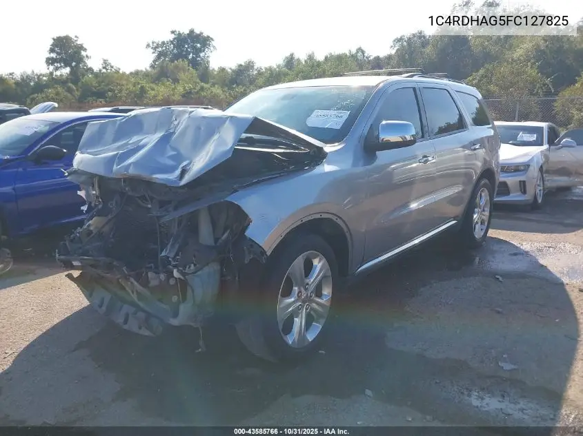 1C4RDHAG5FC127825 2015 Dodge Durango Sxt