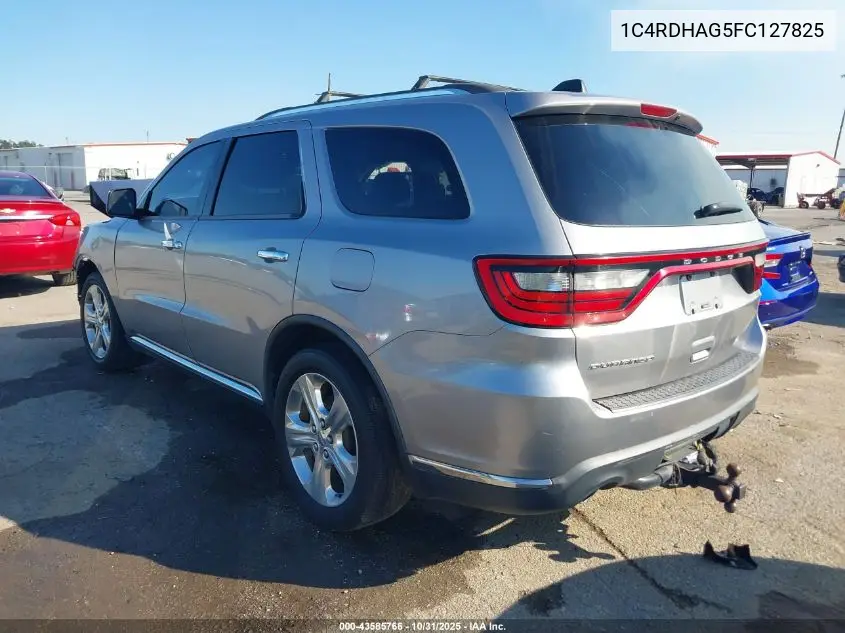1C4RDHAG5FC127825 2015 Dodge Durango Sxt
