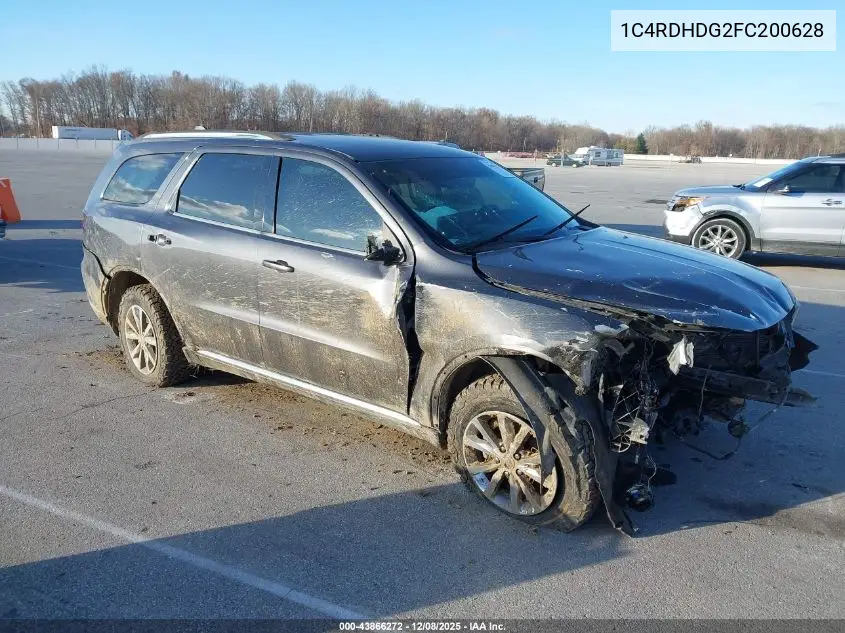 1C4RDHDG2FC200628 2015 Dodge Durango Limited