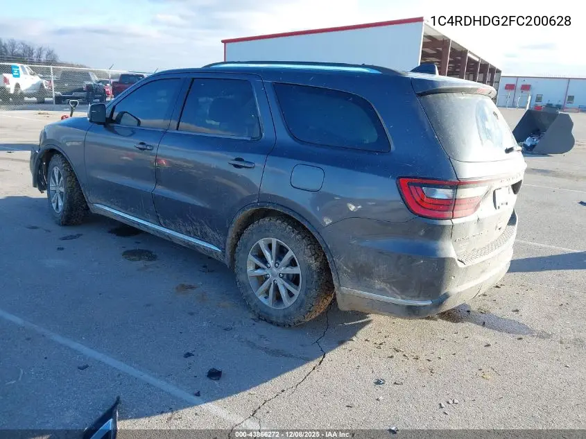 1C4RDHDG2FC200628 2015 Dodge Durango Limited