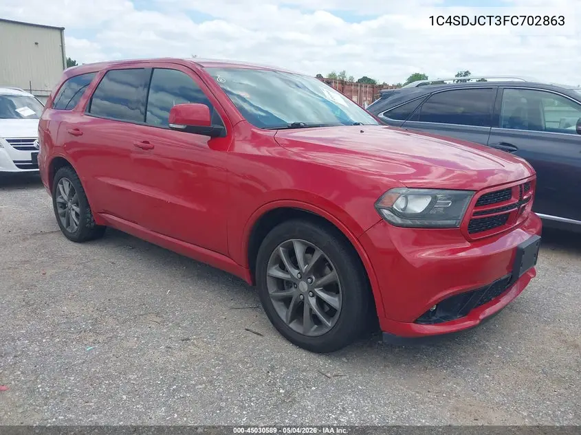 1C4SDJCT3FC702863 2015 Dodge Durango R/T