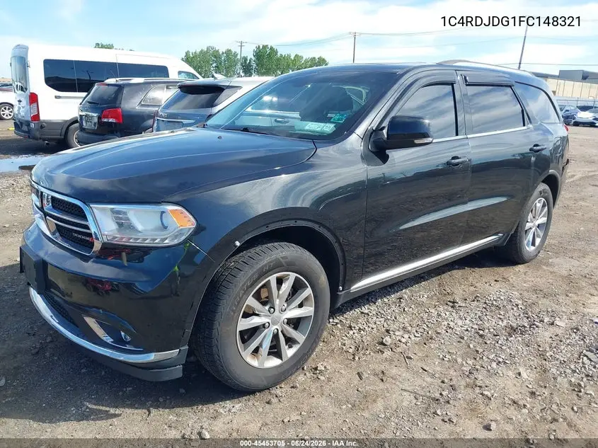 2015 Dodge Durango Limited VIN: 1C4RDJDG1FC148321 Lot: 45453705