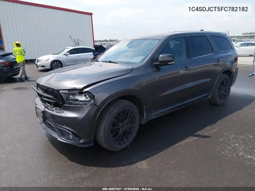 2015 Dodge Durango R/T VIN: 1C4SDJCT5FC782182 Lot: 45587827