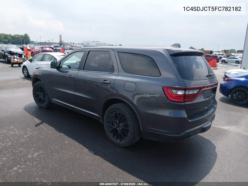 2015 Dodge Durango R/T VIN: 1C4SDJCT5FC782182 Lot: 45587827