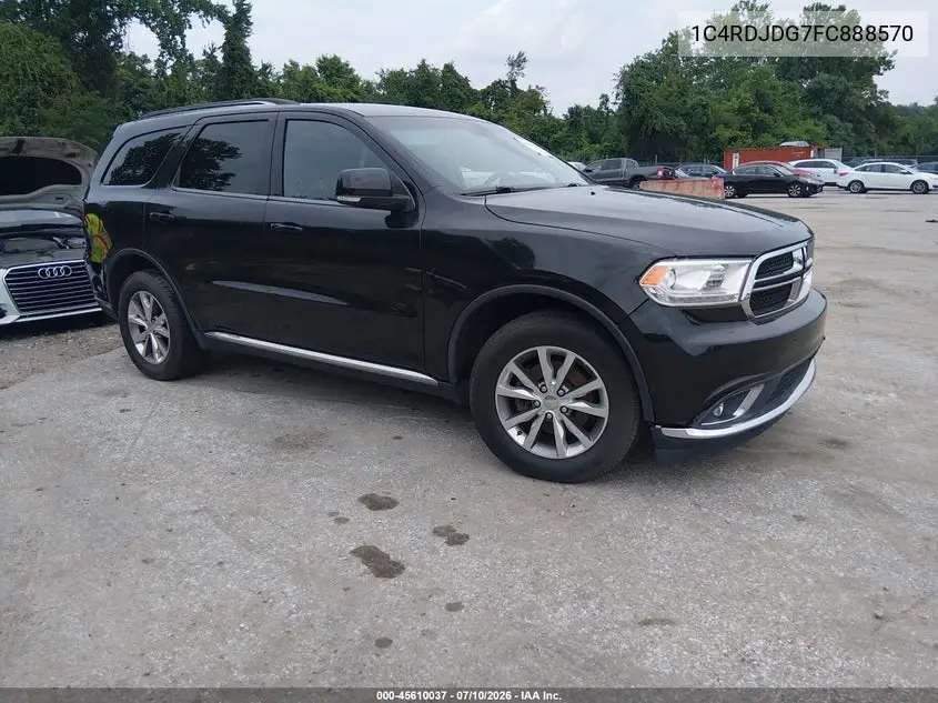 2015 Dodge Durango Limited VIN: 1C4RDJDG7FC888570 Lot: 45610037