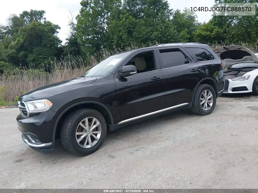 2015 Dodge Durango Limited VIN: 1C4RDJDG7FC888570 Lot: 45610037
