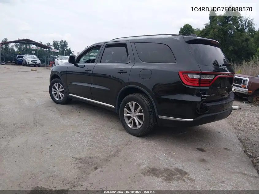 2015 Dodge Durango Limited VIN: 1C4RDJDG7FC888570 Lot: 45610037