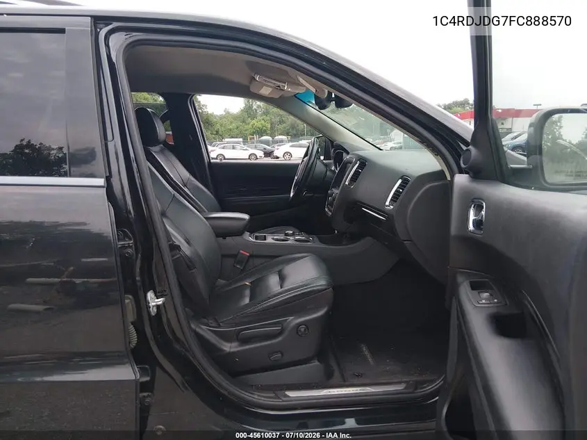 2015 Dodge Durango Limited VIN: 1C4RDJDG7FC888570 Lot: 45610037