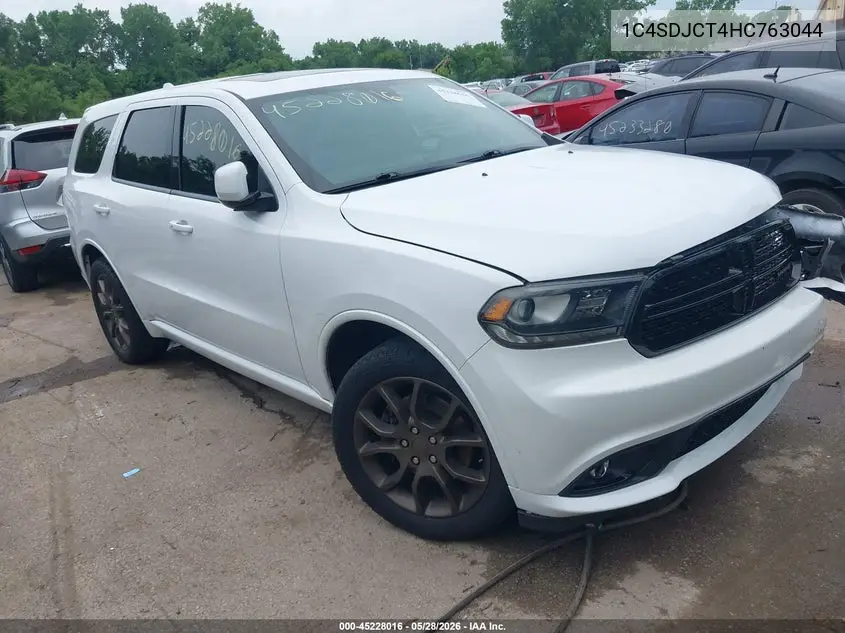 2017 Dodge Durango R/T Awd VIN: 1C4SDJCT4HC763044 Lot: 45228016