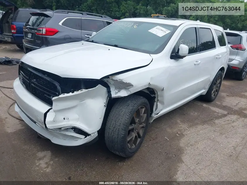 2017 Dodge Durango R/T Awd VIN: 1C4SDJCT4HC763044 Lot: 45228016
