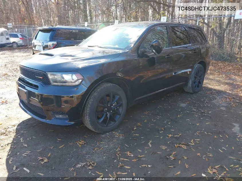 1C4SDHCTXJC473535 2018 Dodge Durango R/T Rwd