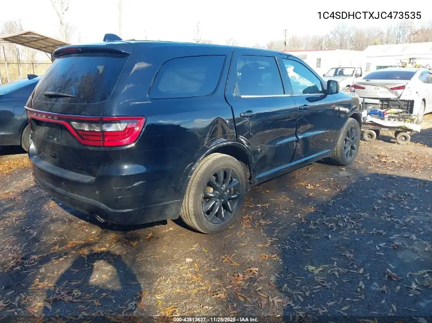1C4SDHCTXJC473535 2018 Dodge Durango R/T Rwd