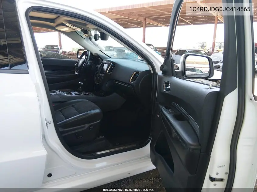 2018 Dodge Durango Gt Awd VIN: 1C4RDJDG0JC414565 Lot: 45559782