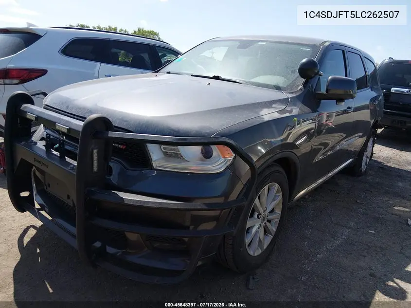 2020 Dodge Durango Pursuit Awd VIN: 1C4SDJFT5LC262507 Lot: 45648397