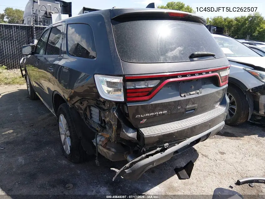 2020 Dodge Durango Pursuit Awd VIN: 1C4SDJFT5LC262507 Lot: 45648397