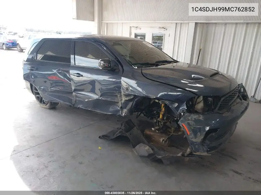 1C4SDJH99MC762852 2021 Dodge Durango Srt Hellcat Awd